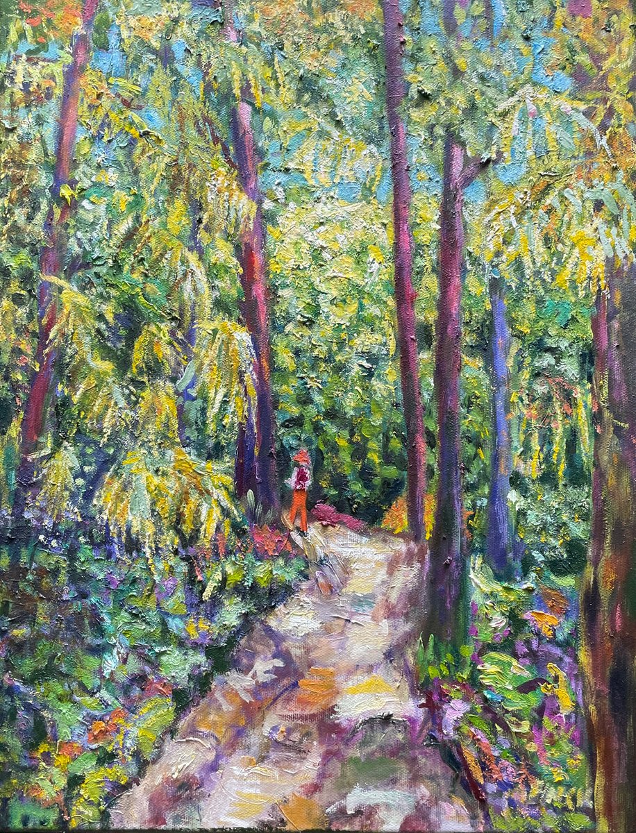 Enchanted Forest By Maureen Finck, 14 X 18, Artwork For Sale On Artfinder
