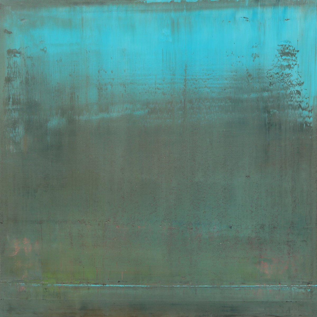 Abstract Oil Painting By Howard Sills, 16 X 16, There