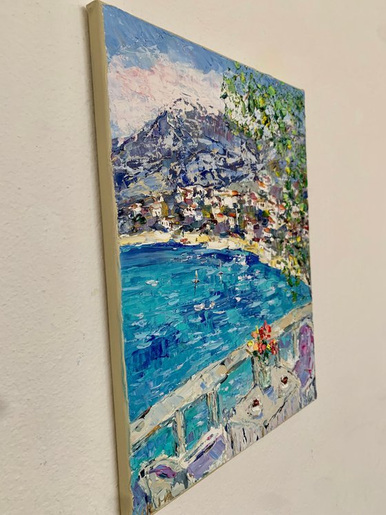 Summer terrace in Amalfi