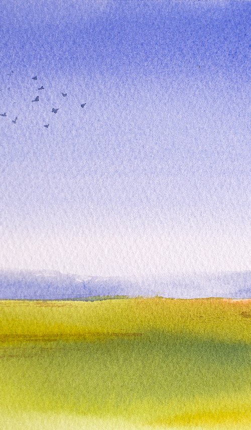Castilla field in autumn by Sasha Romm