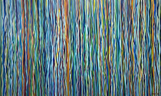 Funky Nights - 152 x 92cm acrylic on canvas