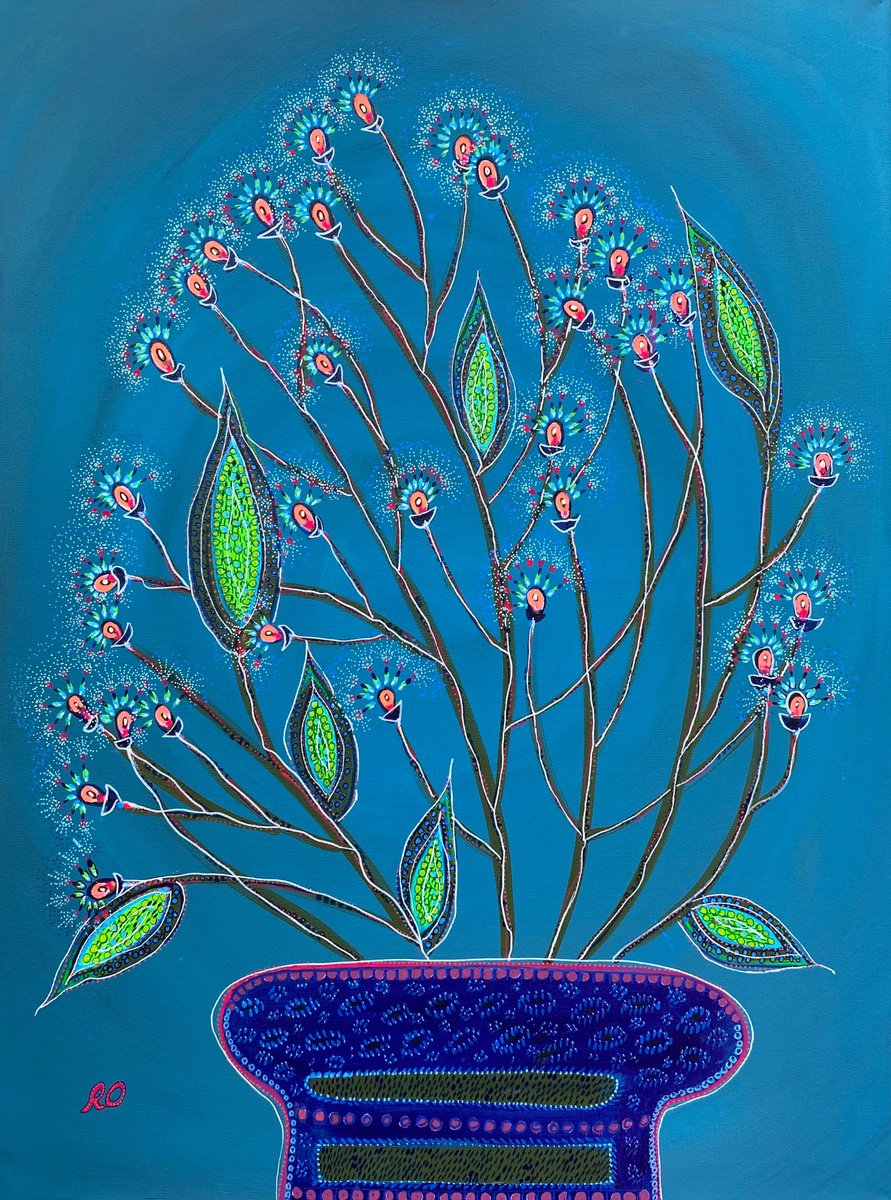  Graceful Flower By Olga Rokhmanyuk | Roartus, 18 X 24, Artwork For Sale On Artfinder