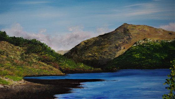 Breaking Dawn Along Loch Goil  61cm x 92cm