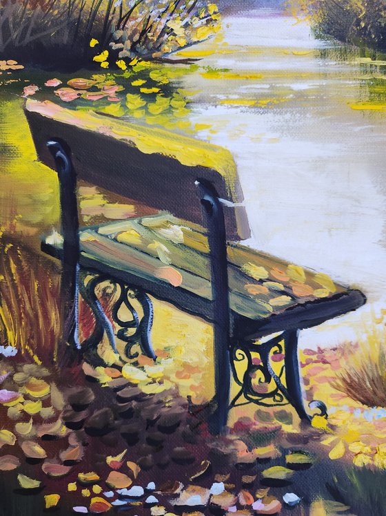 Golden October by the Lake