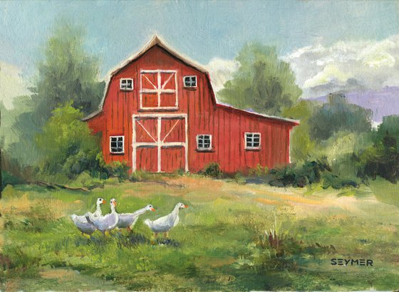 'Aunt Lilly's red barn'