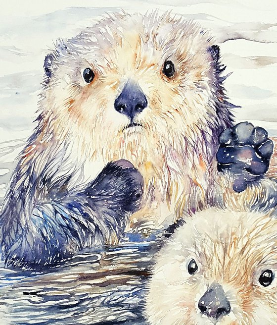 Chip and Dale_Sea Otters