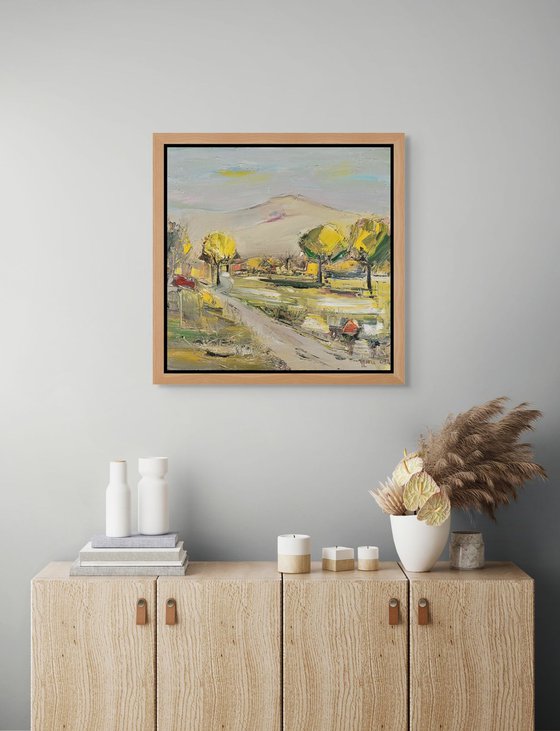 Autumn Road in the Foothills