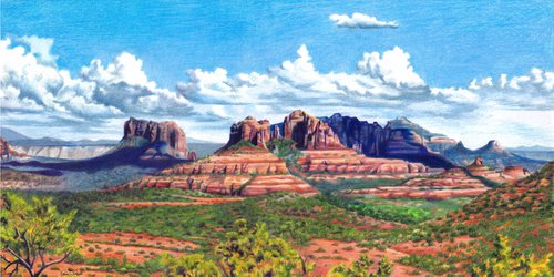 Cathedral Rock - Sedona by Maria D'Angelo