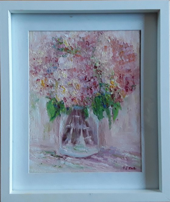 The Pale Pink Hydrangea