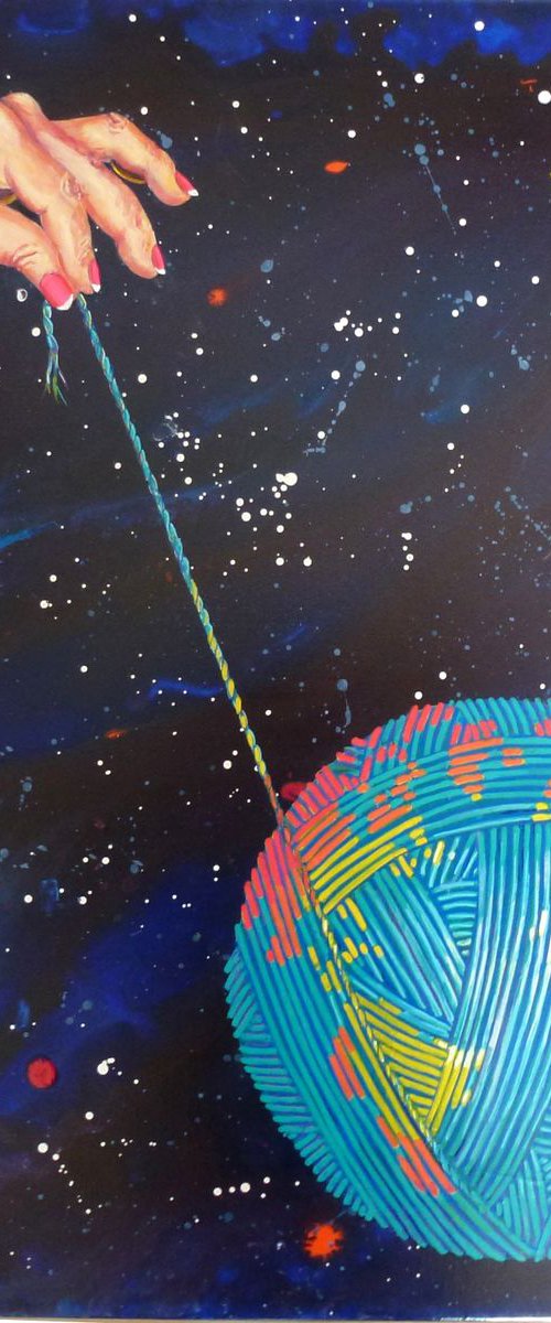 My planet -  Yarn (clew) by Lena Smirnova