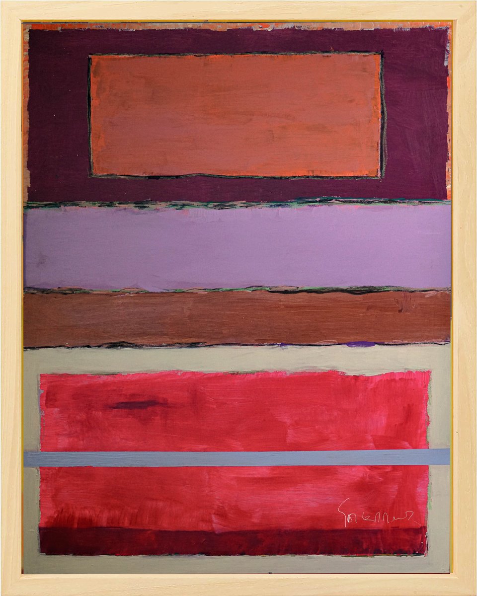 Organic Abstract Acrylic Painting By Geert Lemmers Fpa, 33 X 41, Liberation Of The Mind 336, Original Artwork