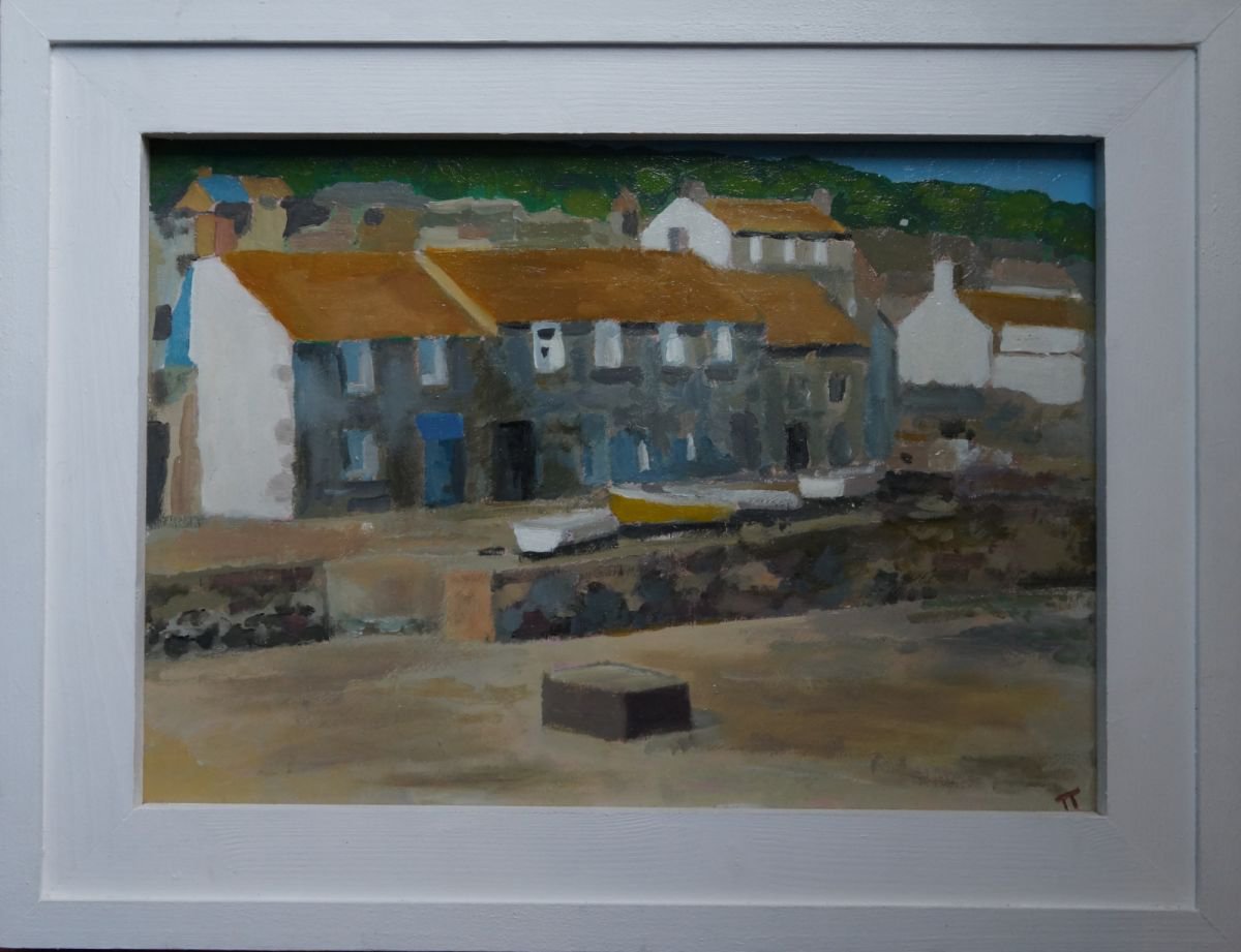 Harbourside, Mousehole by Tim Treagust