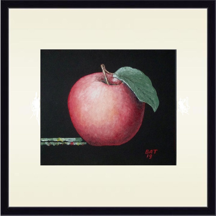 Red Apple Oil Painting By Vladimir Tishchenko Artfinder