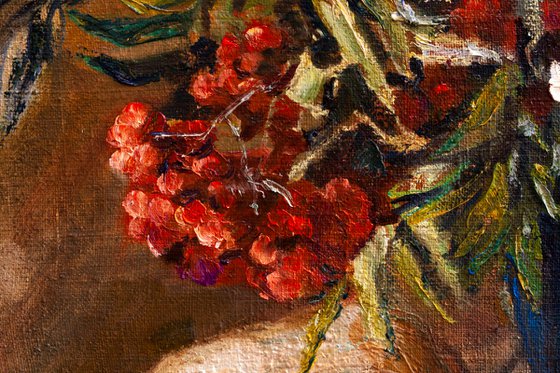 Still life with rowan