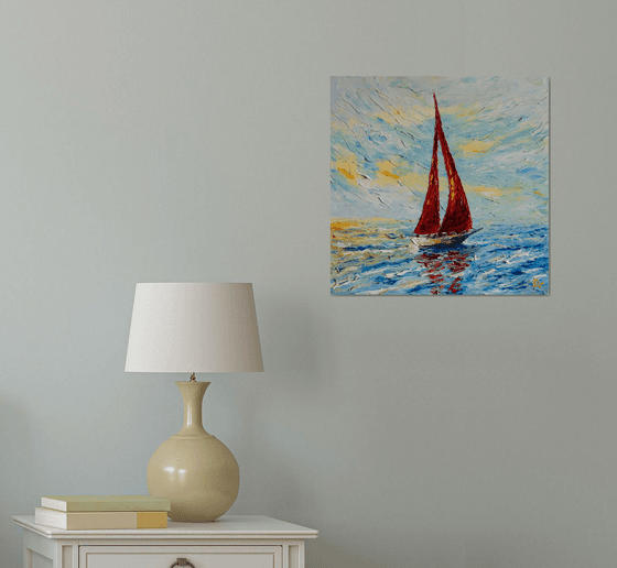 Scarlet Sails of Dawn