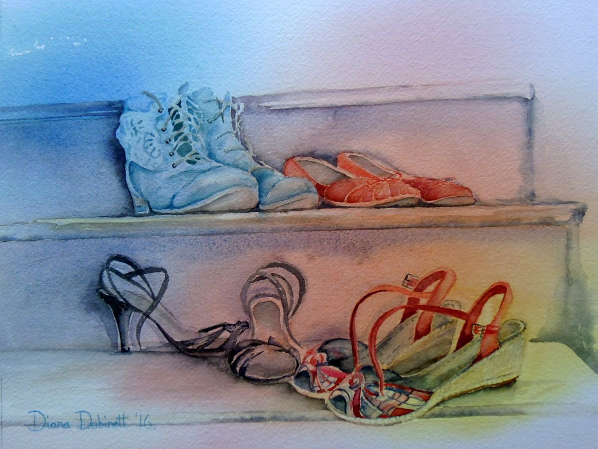 Shoes! I love them ! by Diana Dabinett