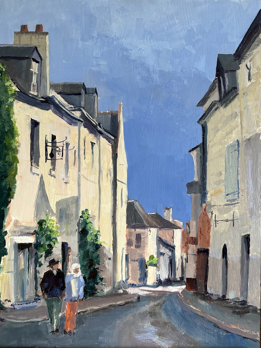 Showers In Candes St Martin By Toni Swiffen, 12 X 16, Artwork For Sale On Artfinder