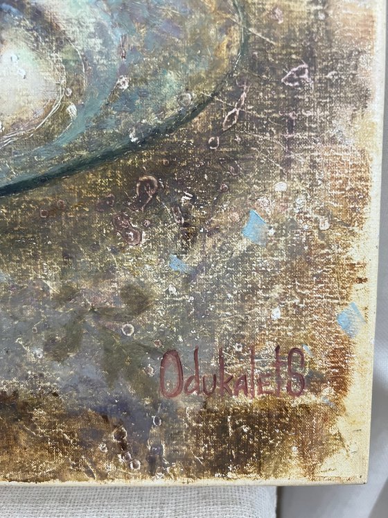 Earthy chocolate still life