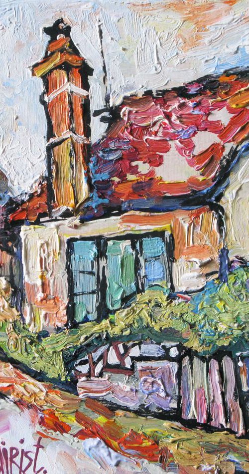 Street in Occitania. by Nikifor Swiristuhin