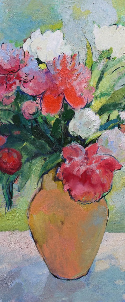 Peonies by Artem Andreichuk