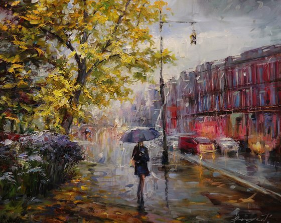 "Walk under the rain"