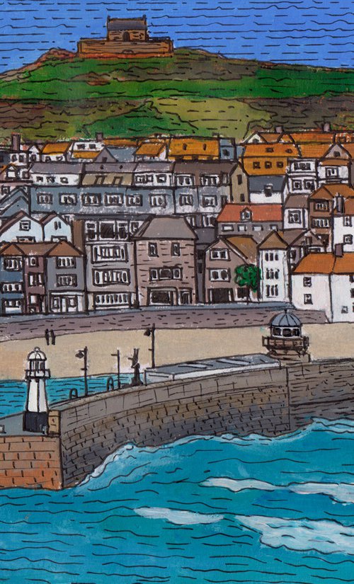St Ives harbour by Tim Treagust