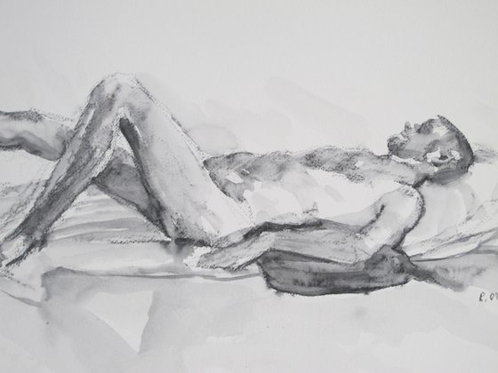 reclining male nude