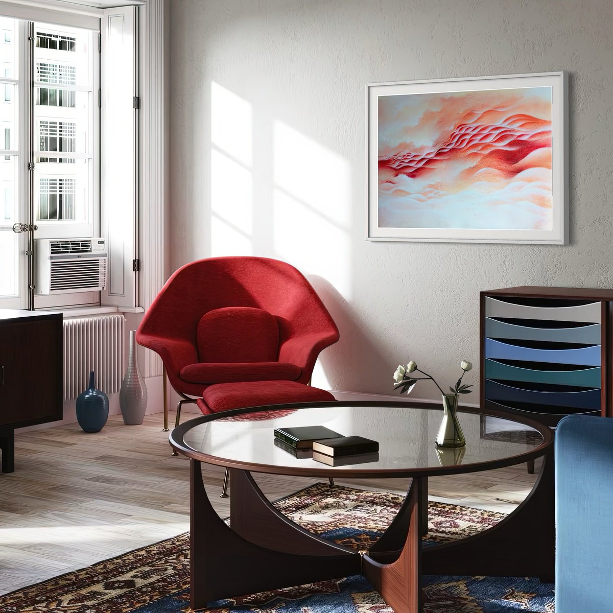 Organic Abstract Acrylic Painting By Francesca Borgo, 39 X 28, Dancing On Cloud Nine, Original Artwork