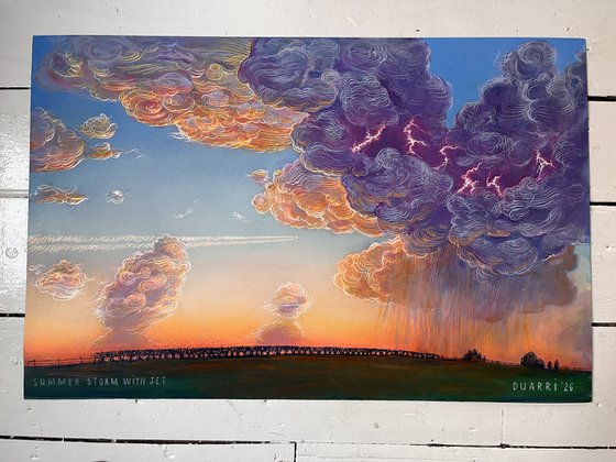 Summer Storm with Jet