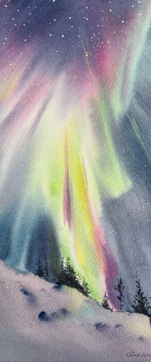 Northern lights #15 by Eugenia Gorbacheva