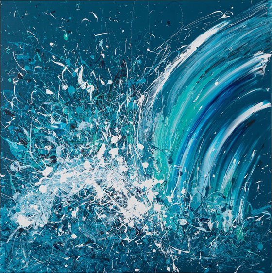 Wave Series 'Winter Swell' - Large Seascape