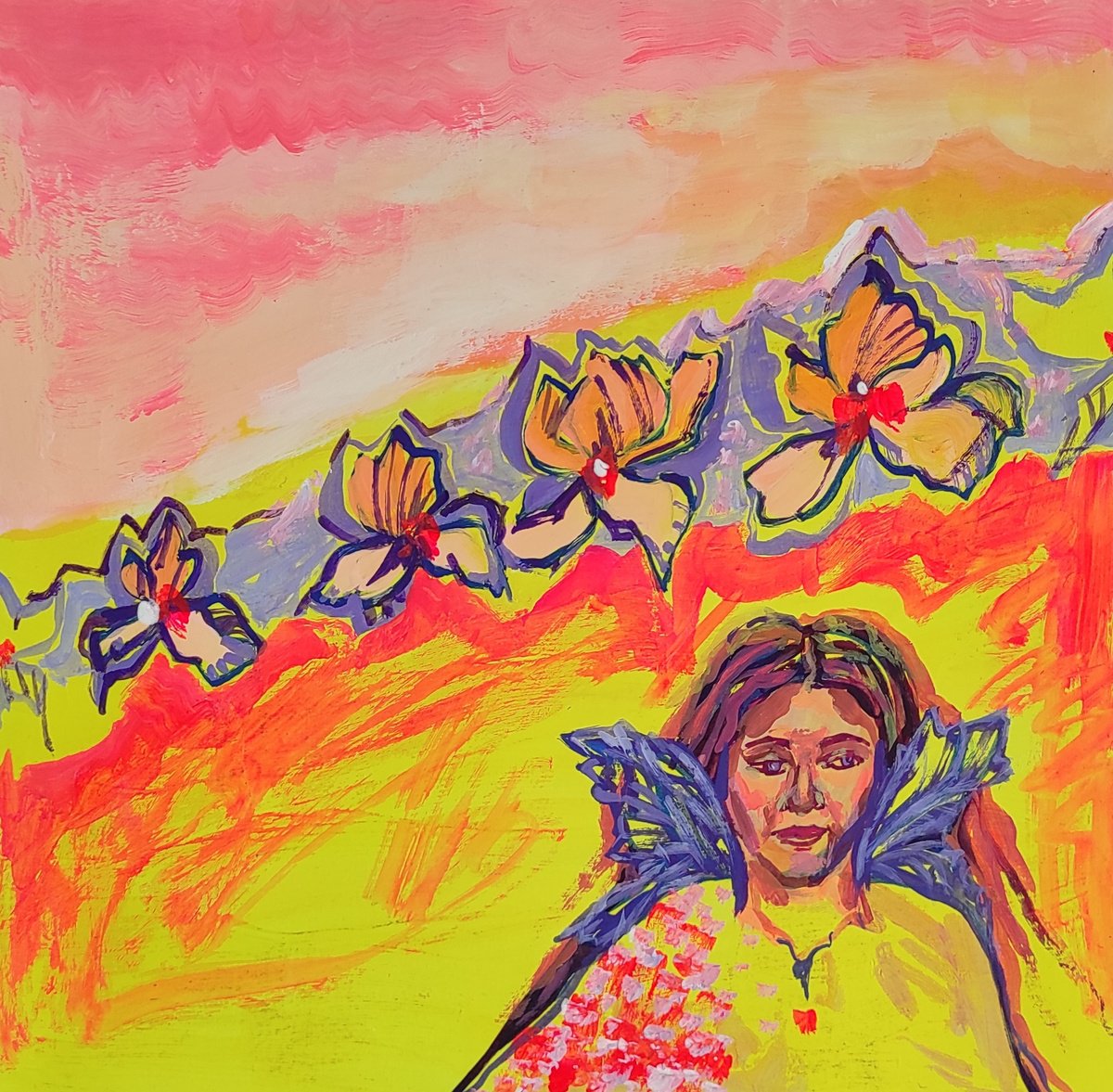 A girl with wings by Tetiana Borys