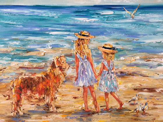 Promenade sur une plage