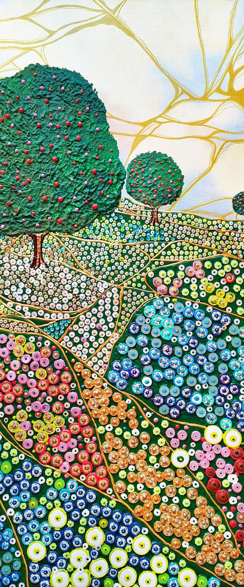 Garden with apple trees by BAST