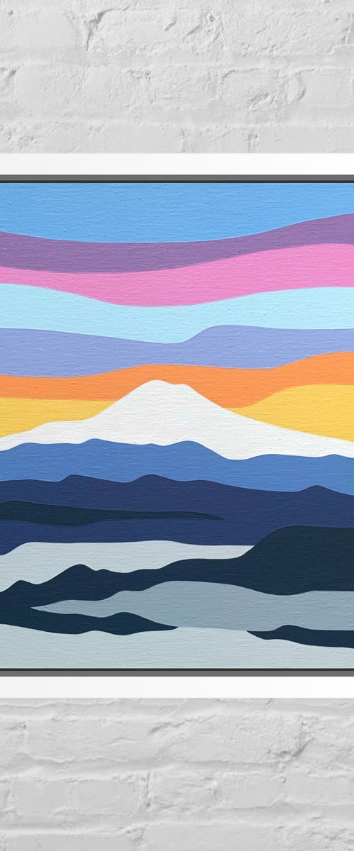 Mount Hood Cloud Inversion by Zoe  Hattersley