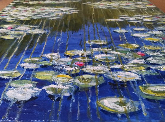 Impression. Water lilies
