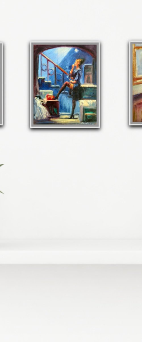 Triptych Women in love by Anastasia Art Line
