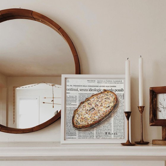 Bread on Newspaper