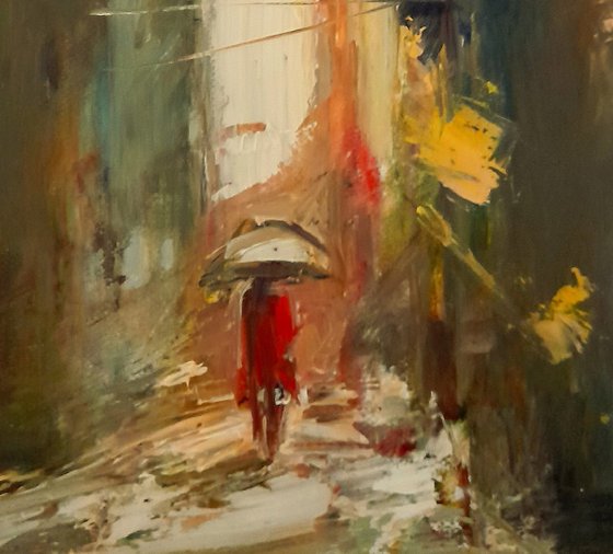 A walk in the rain
