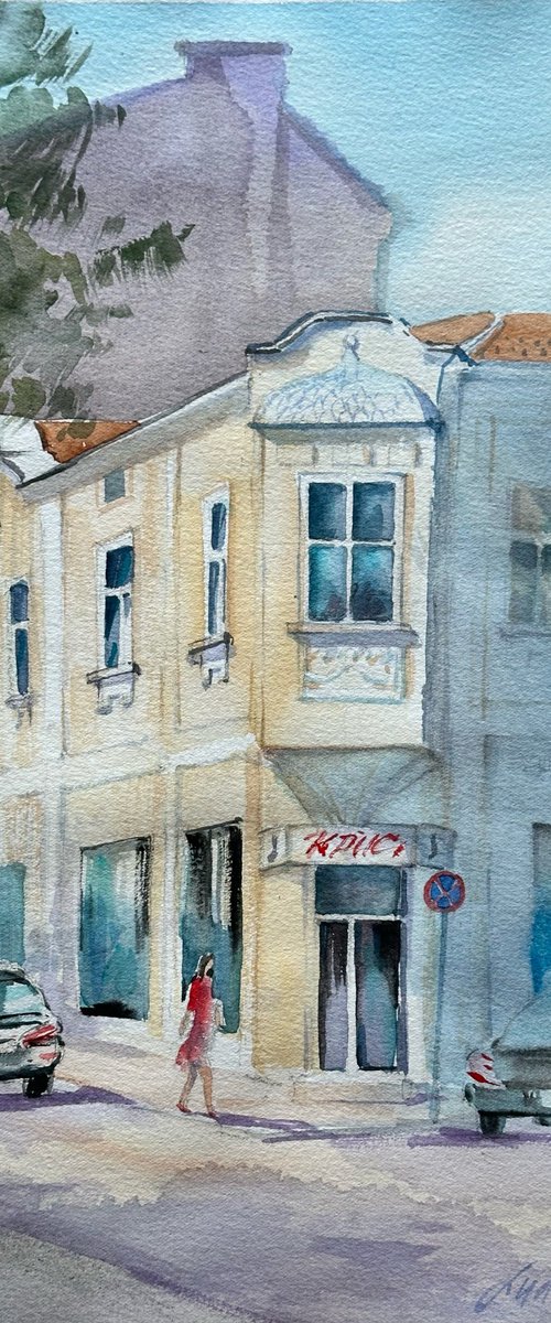 Street in Varna, Bulgaria by Yuliia Ludanova