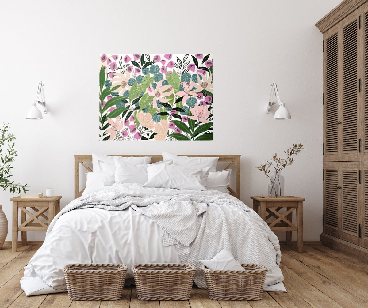 Impressionistic Painting , Garden Ix By Marisa Anon, 36 X 29, Artwork For Sale On Artfinder