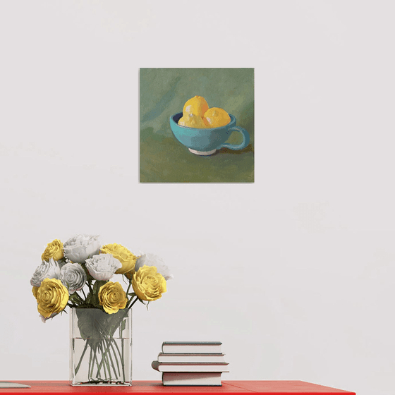 Lemons in a bowl