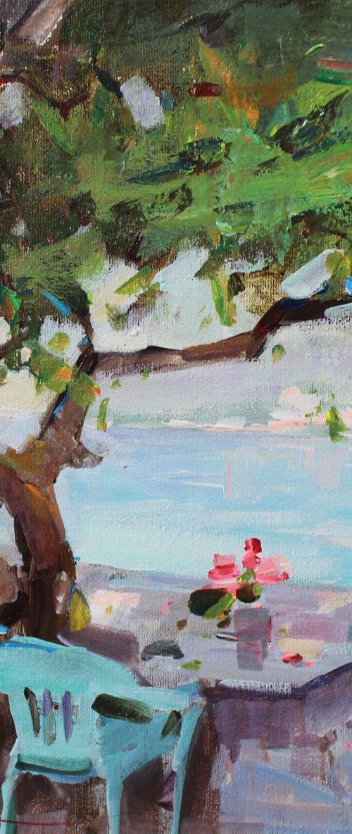 Сhairs by the sea by Tetiana Shendryk