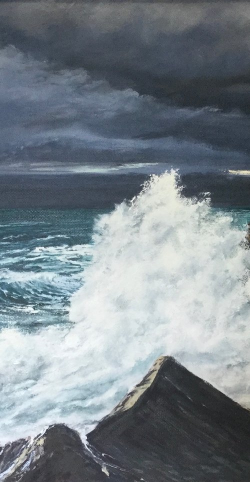 Stormy seas at Baleal by Robin Souter