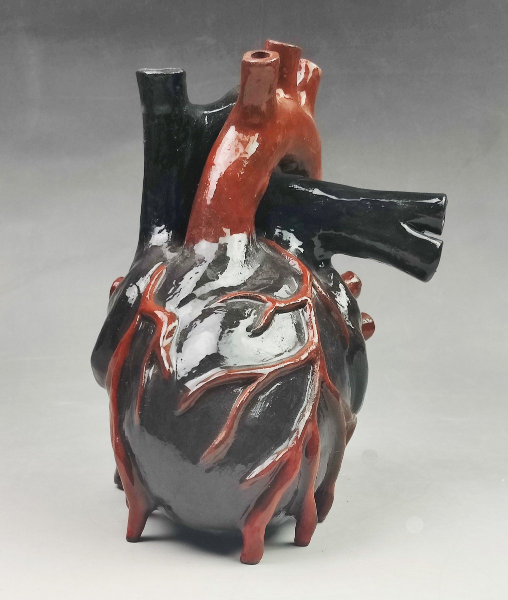 Ceramic | Sculpture | Heart by Daiva Semionova