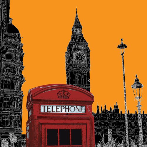 That London Red Phonebox by Keith Dodd