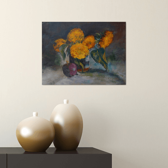 Still Life With Plums