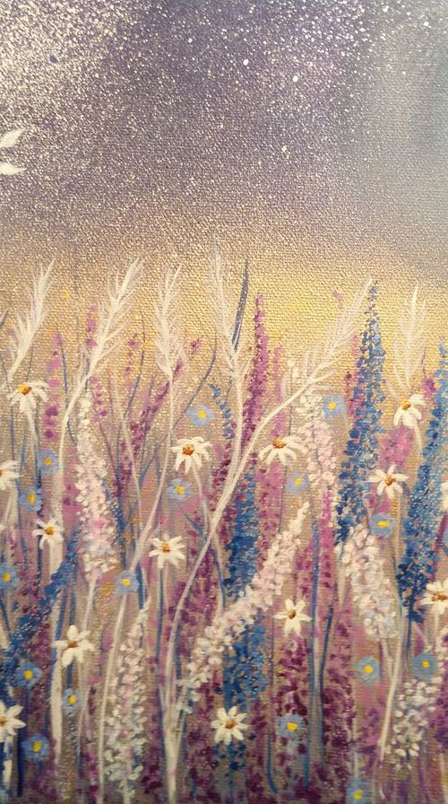 Moonlit Meadow by Anne-Marie Ellis