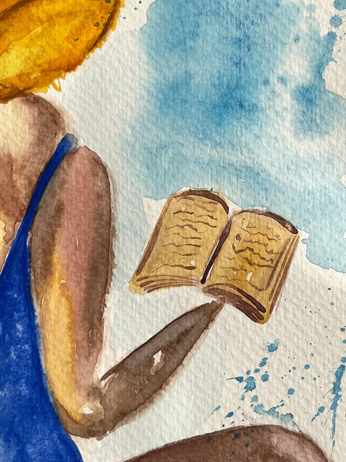A small sketch book painting : r/Watercolor