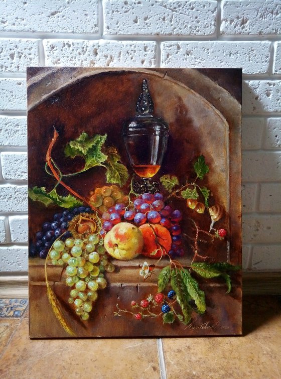 Still life with fruit